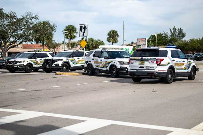 Collier County Sheriff's Office vehicle crash.