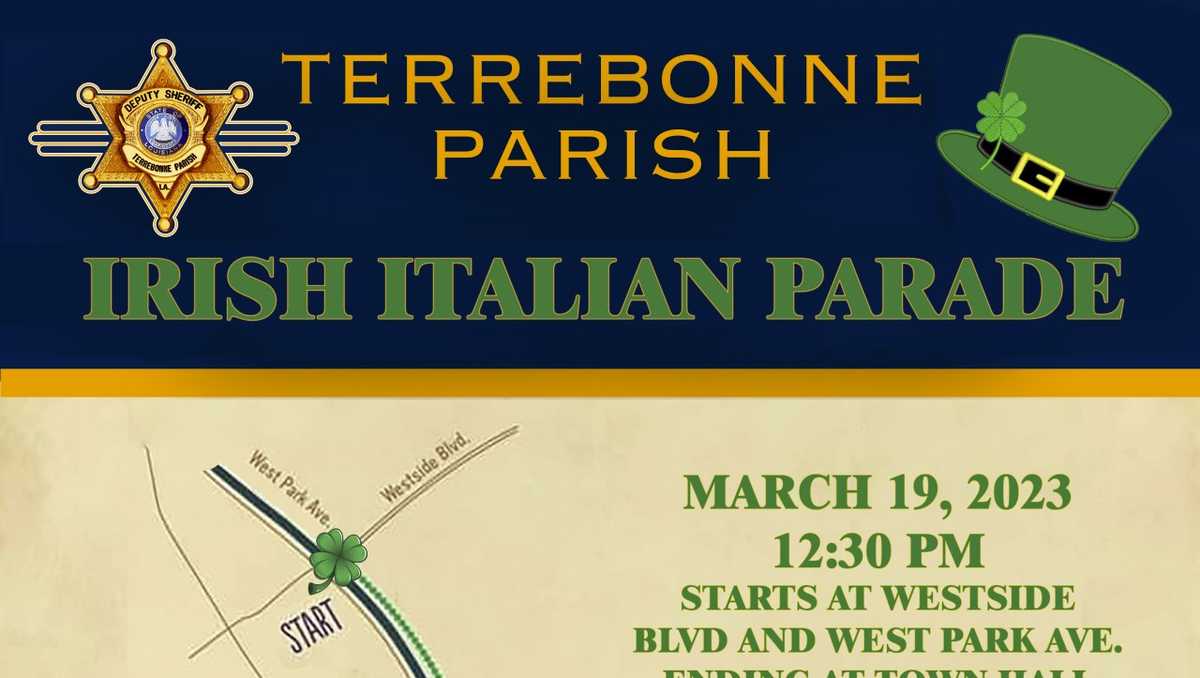 Details of the Houma Irish Italian Parade have been released