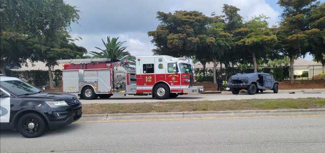 Driver reportedly loses control of Humvee, crashes into trees in Cape Coral