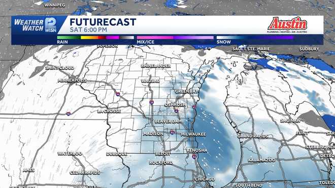 Winter Storm Warning: 6-10 inches of snow for SE Wisconsin on Saturday