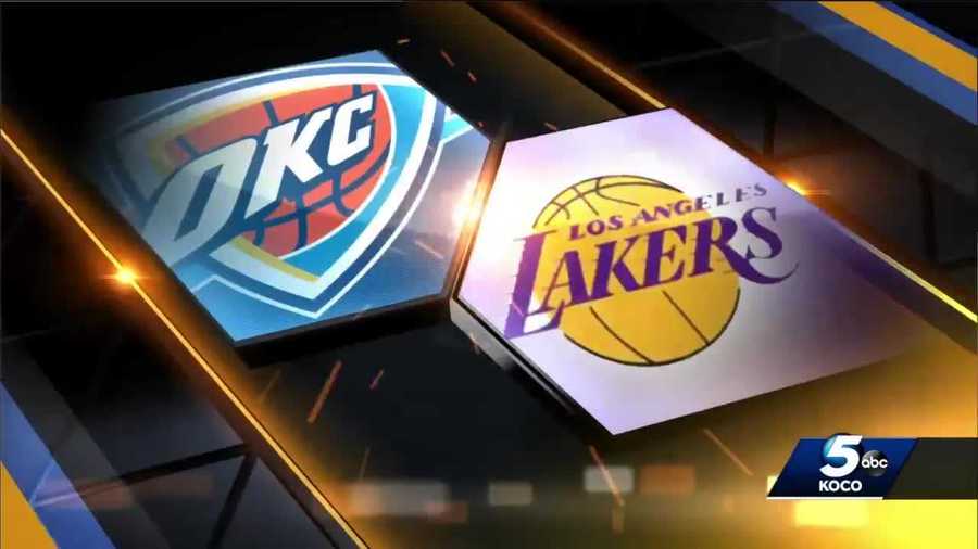 Thunder's 105-86 victory over Lakers
