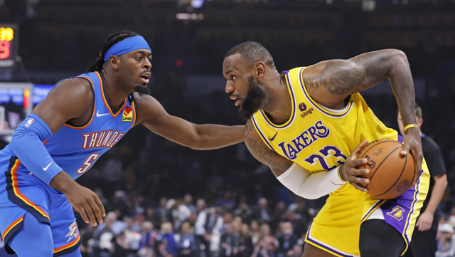 Shai Gilgeous-Alexander scores 33 as Thunder beat Lakers - Vimarsana News