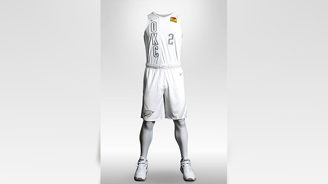 Oklahoma City Thunder current uniforms