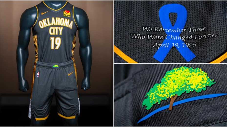 Thunder unveil new uniform in partnership with Oklahoma City National  Memorial