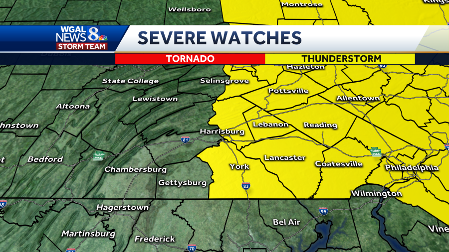 Central Pa. - Heat advisory, flash flood watch in effect