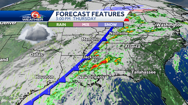 New Orleans severe storms Thursday