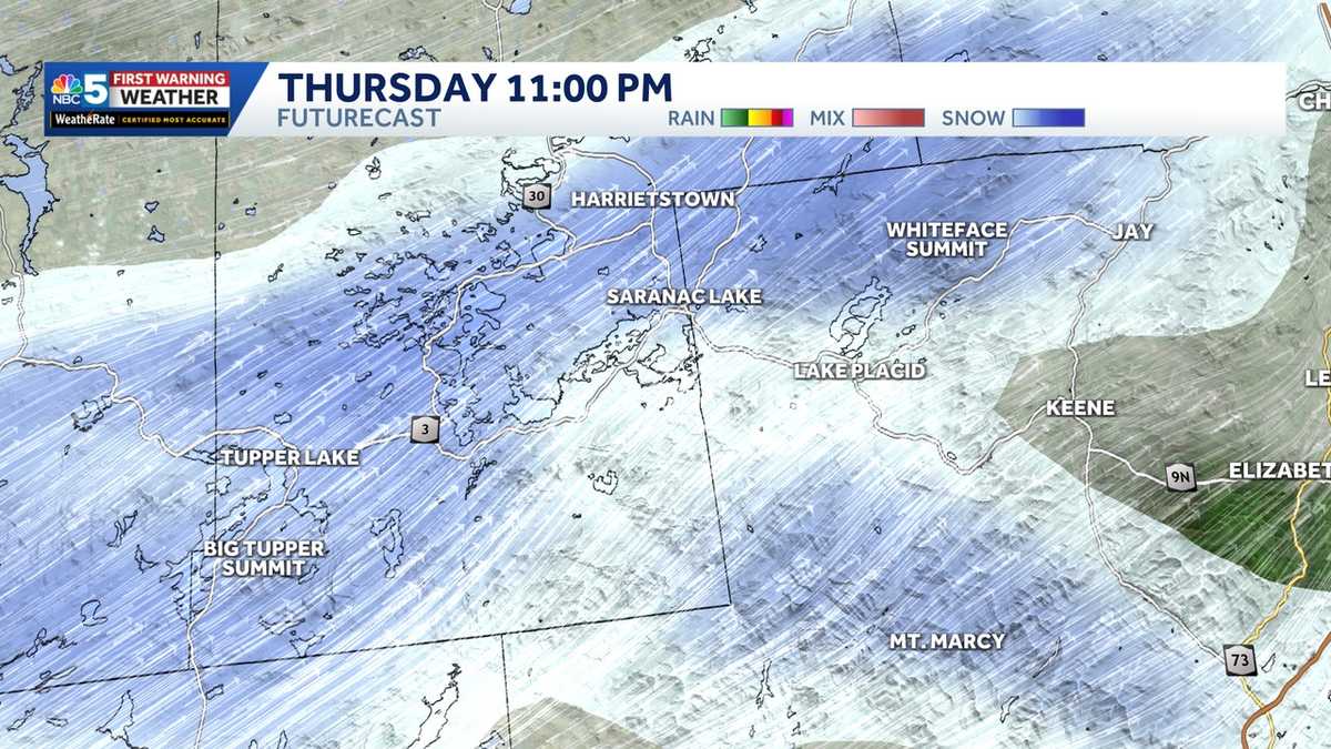 Heavy lake-effect snow in northern New York