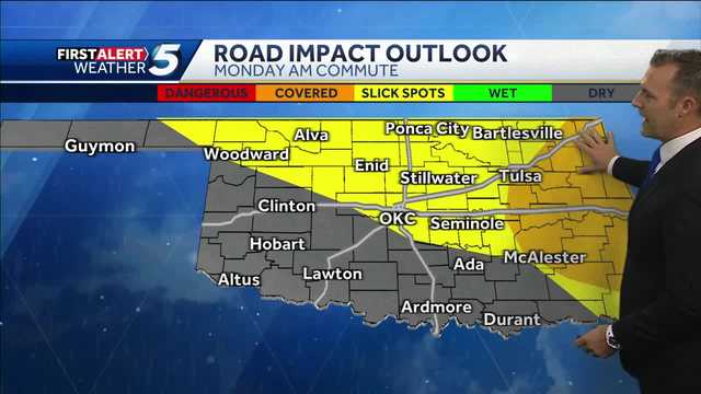 Oklahoma sees slick roads, more snow possible later Monday - Vimarsana News