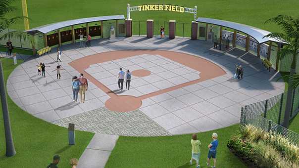 Tinker Field Stadium, 2003 · RICHES