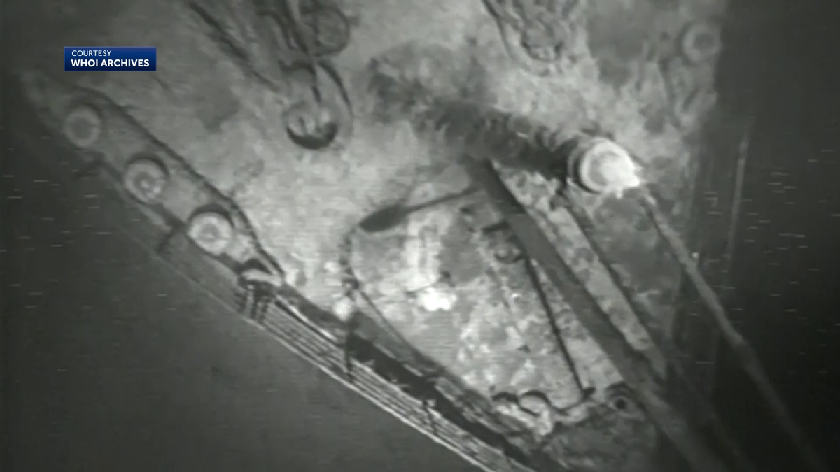 Rare video of 1986 dive in Titanic wreckage released by Woods Hole  Oceanographic Institution