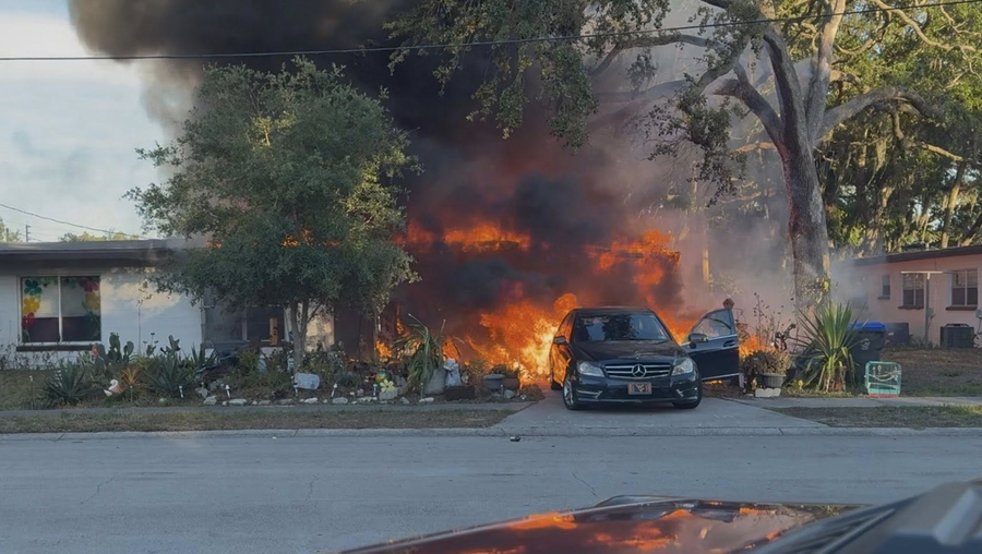 No injuries reported in Titusville house fire