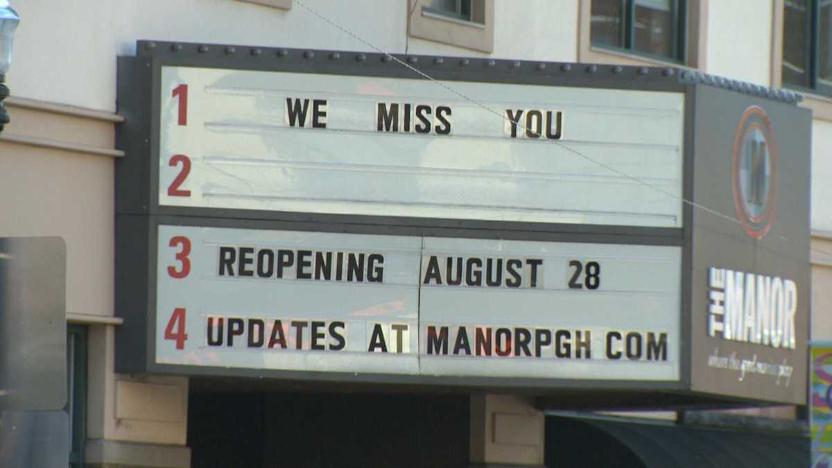 Two more Pittsburgharea movie theaters announce they’ll reopen on Friday