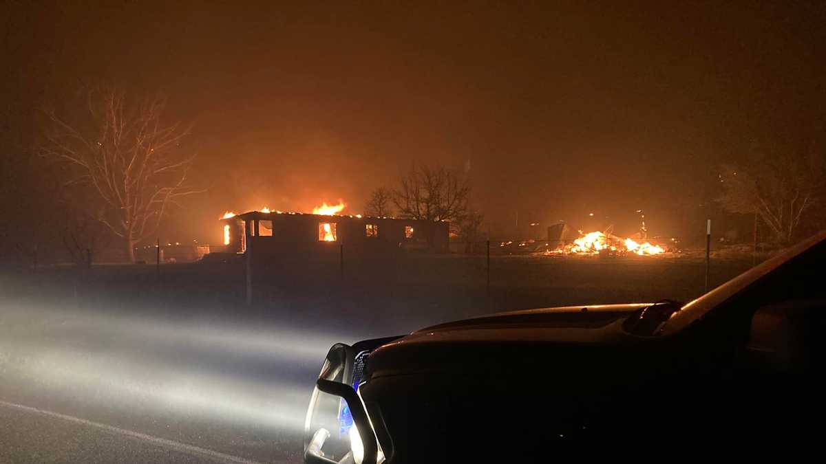 Homes destroyed as Calf Canyon Fire rapidly spread