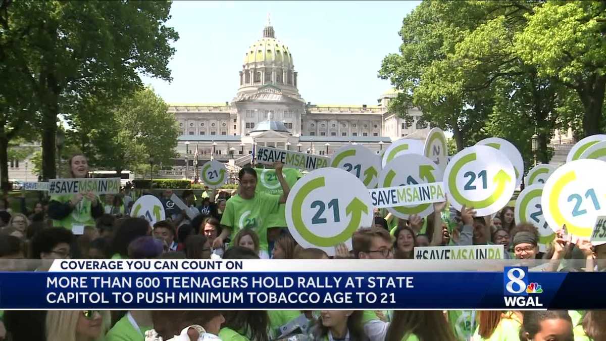 age to buy tobacco in pennsylvania Students urge state lawmakers to raise minimum age to buy tobacco