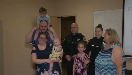 Brevard County first responders reunite with toddler they saved