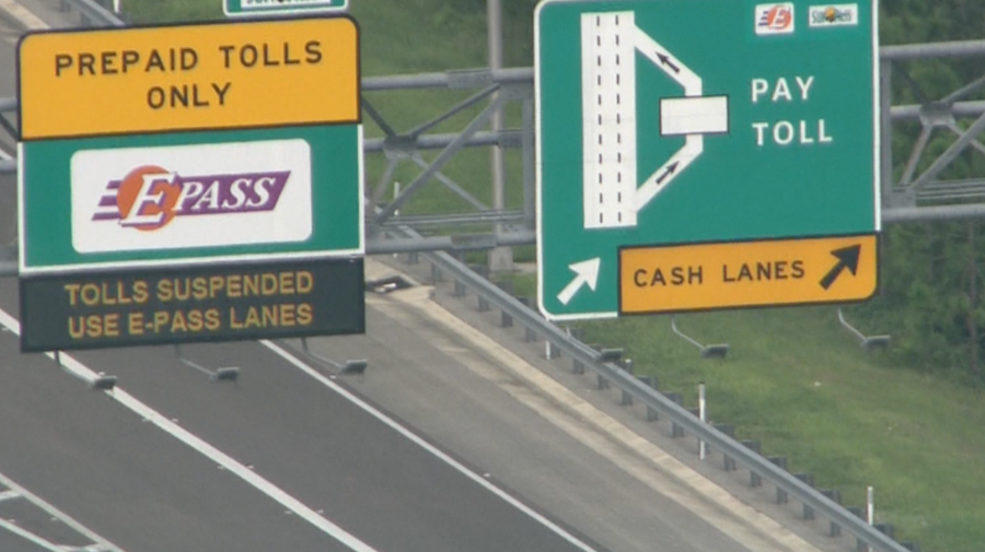 Tolls to be reinstated on Florida roads starting Thursday