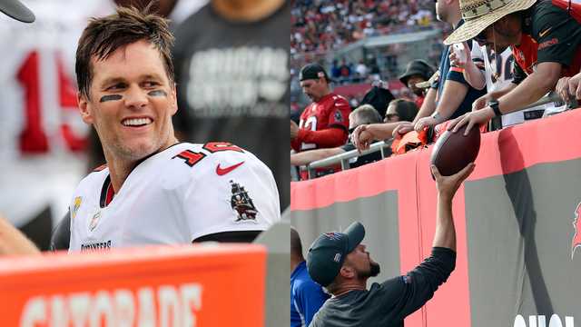 Tom Brady Throws 600th TD Pass, Ball Gets Tossed to a Fan in the Stands