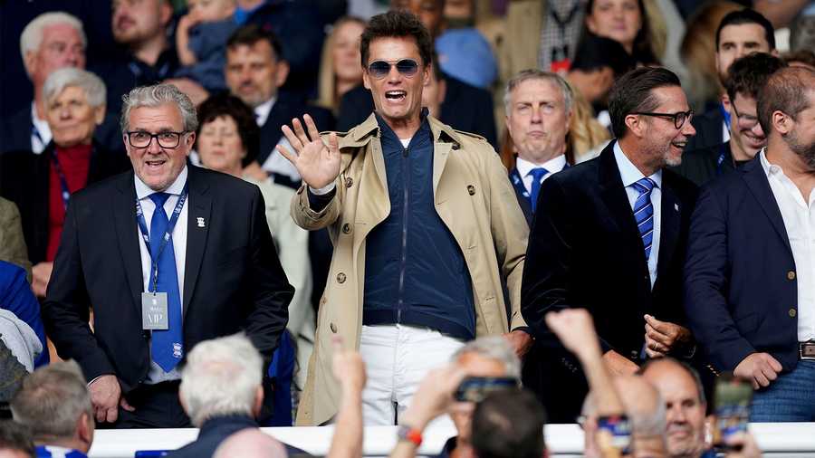 Tom Brady touches down in England for first home match as minority owner of  Birmingham City soccer team - The Boston Globe