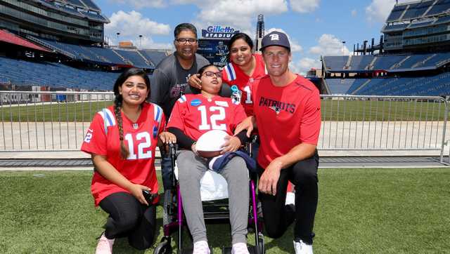 Tom Brady Meets 5 Fans Through Make-A-Wish Foundation - CBS Boston