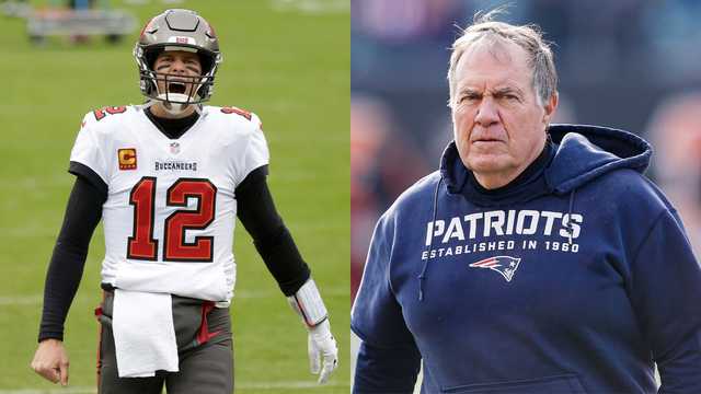 Buccaneers at Patriots = Brady vs. Belichick