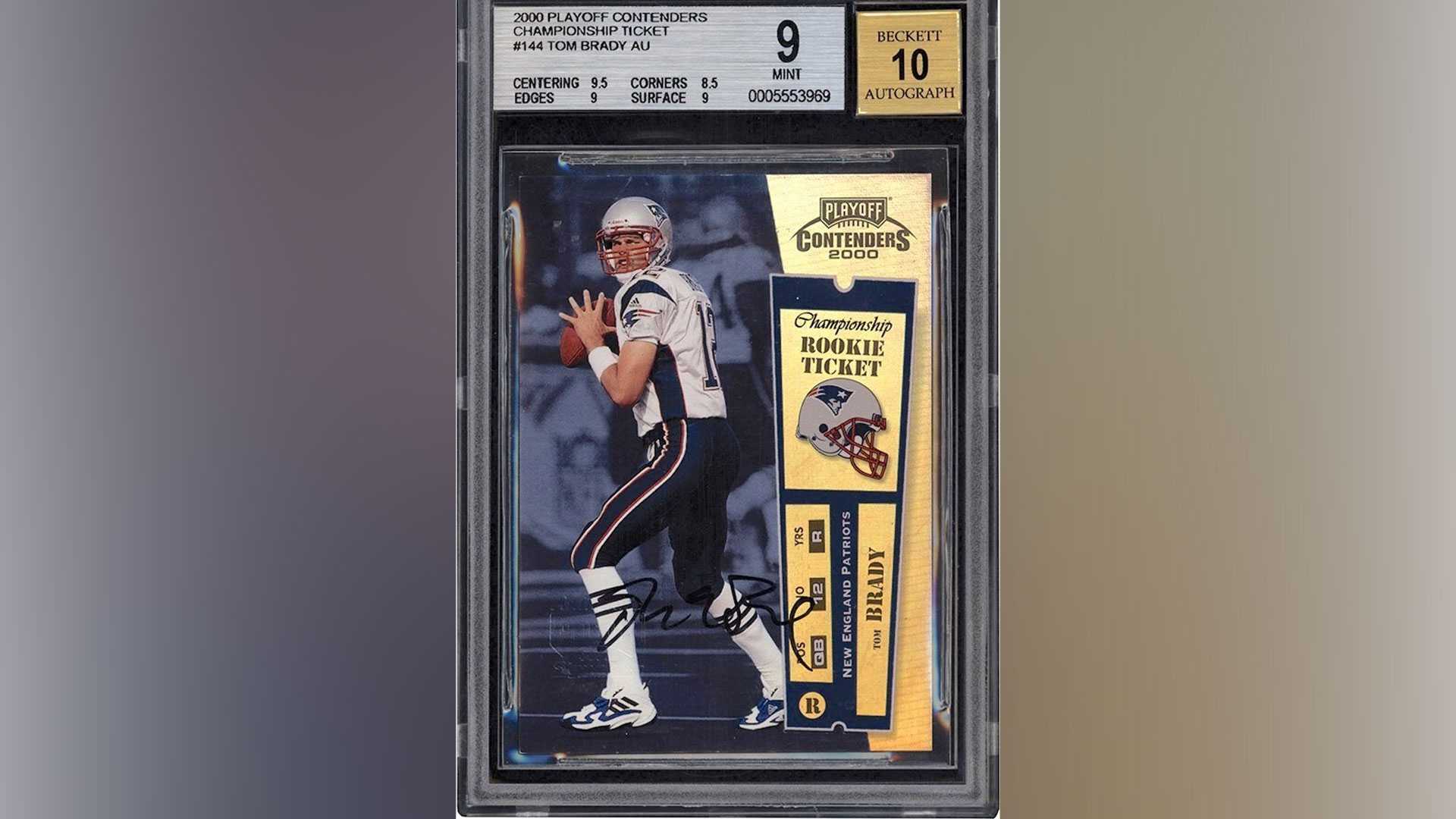 Tom shop brady rookie