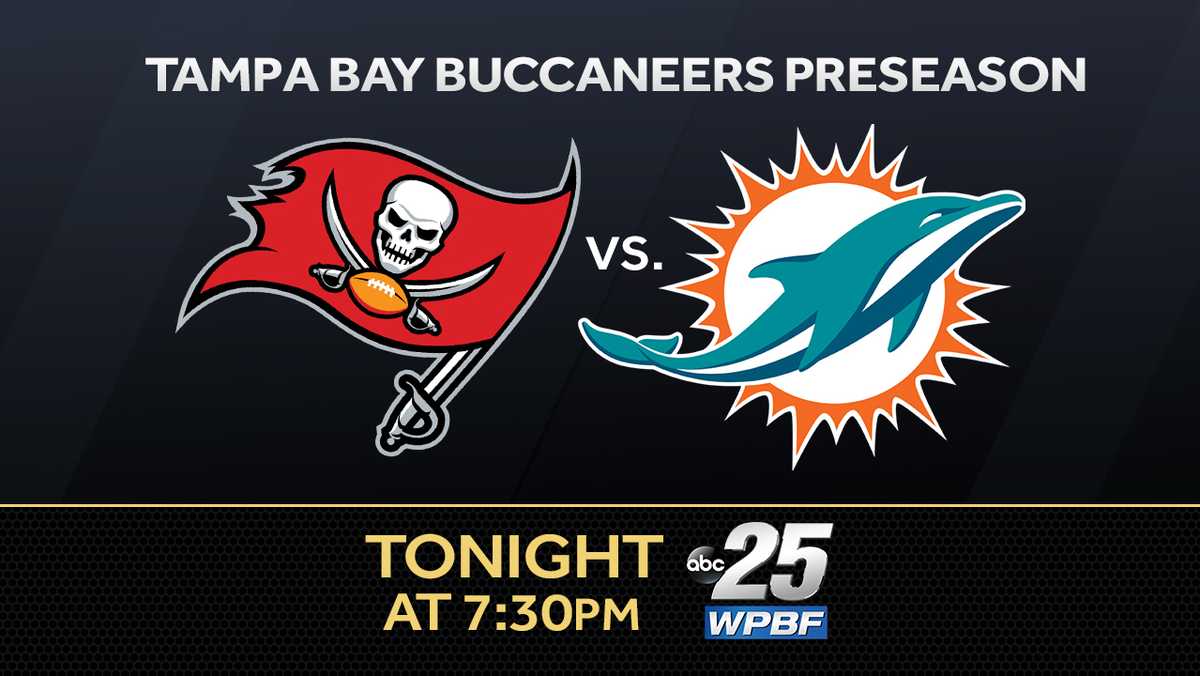 Watch the Tampa Bay Buccaneers take on the Dolphins Friday