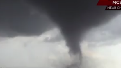 Oklahoma storm chaser has close call with tornado