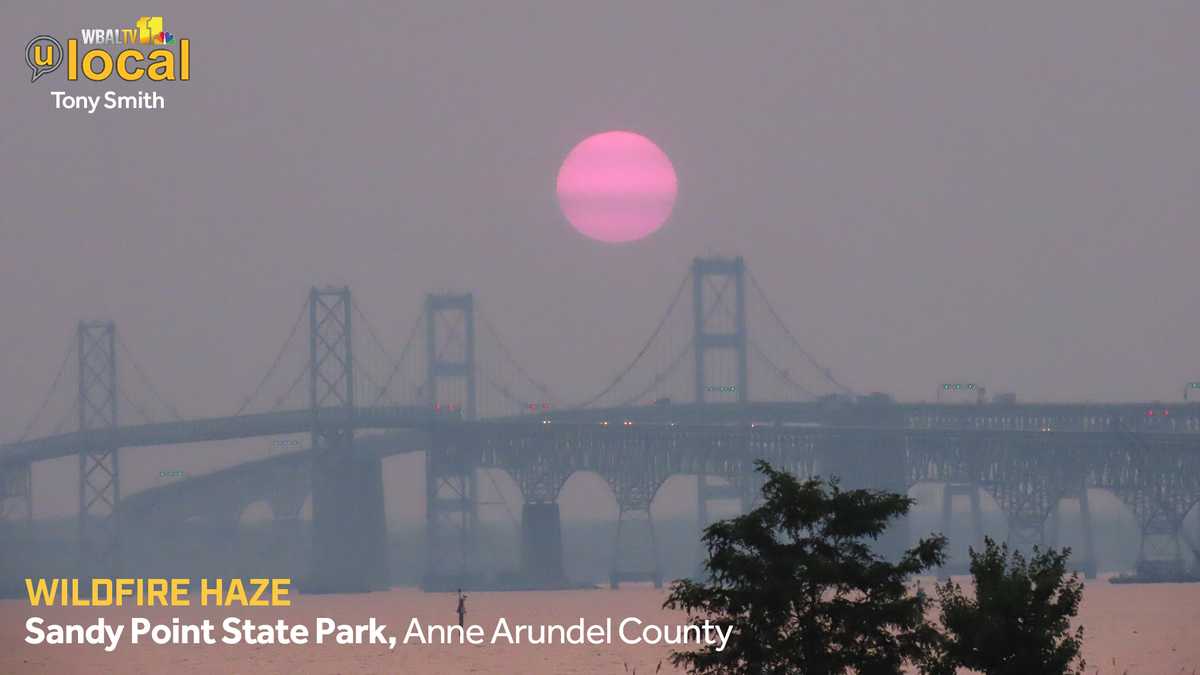 Smoke in Maryland from Canada wildfires | Photos