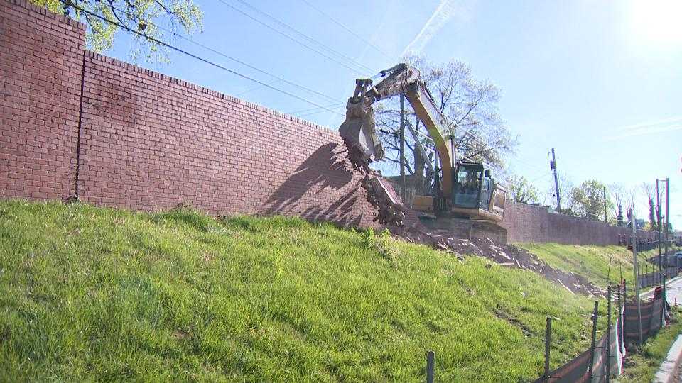 Morgan State 'spite' wall torn down