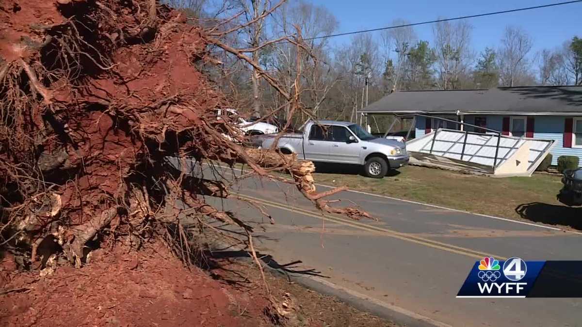 3 Upstate tornadoes confirmed in Anderson County, 2 more possible after