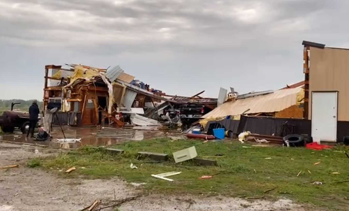 VIDEO: Tornado Touches Down Overnight In Oklahoma, Leaving Behind ...