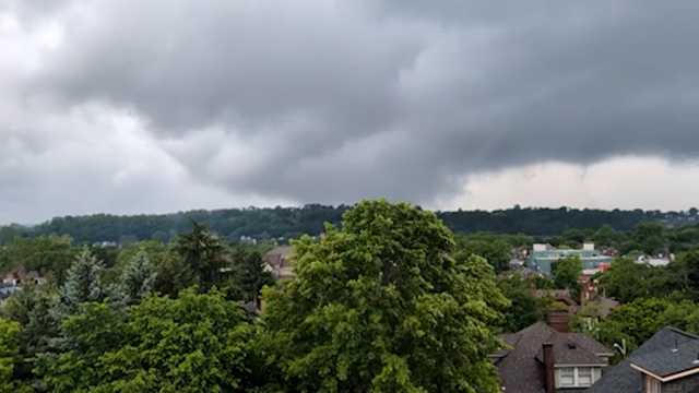 Tornado timelapse video from Pittsburgh's Highland Park