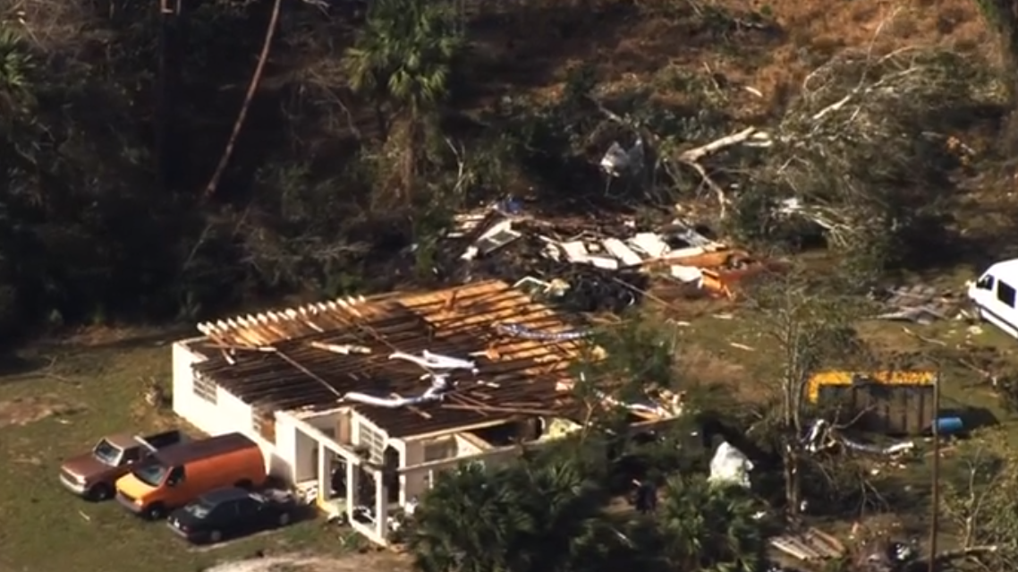 Flagler County sees damage from tornado