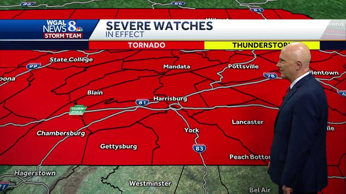 Central Pa. weather Main severe weather concerns are gusty winds, hail