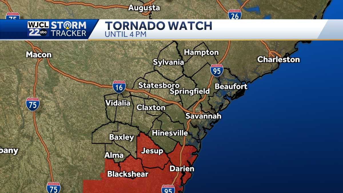 Georgia: National Weather Service issues tornado watches