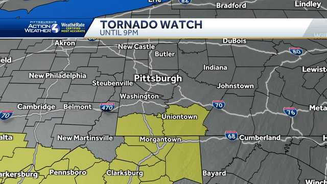 Tornado watch in Pennsylvania - April 11, 2024