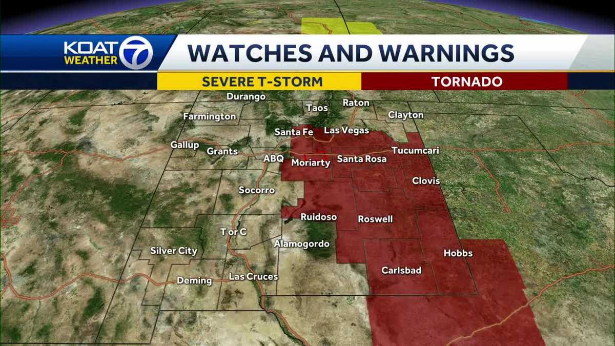 New Mexico Tornado Watch