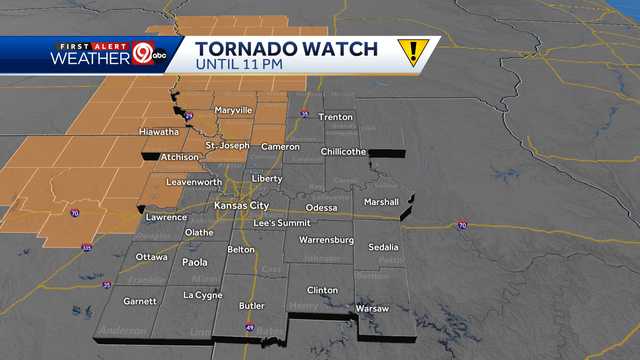 Kansas City weather forecast: Tornado watch issued - Vimarsana News