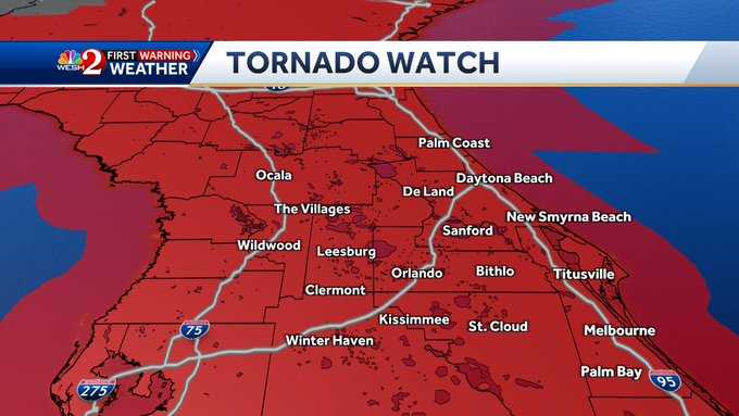 Hurricane Helene Orlando hits: There is a risk of tornadoes tonight