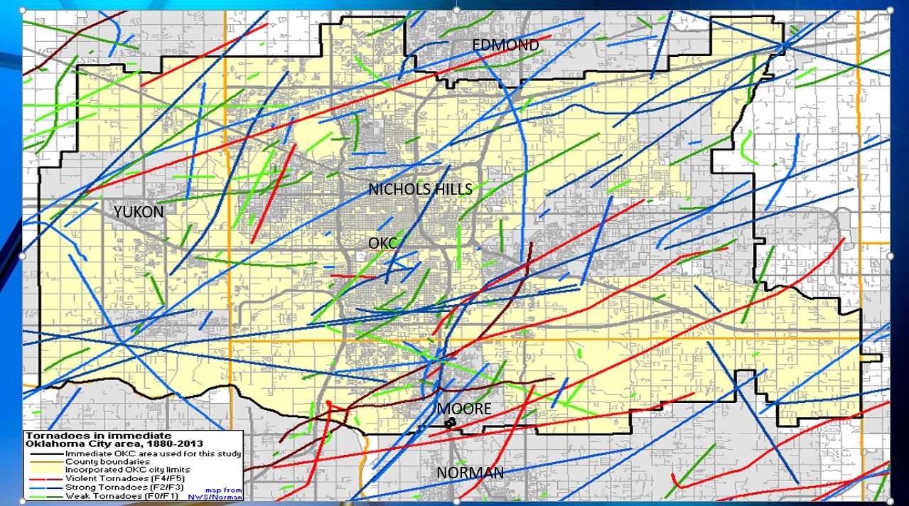 Tornado Path Map Oklahoma County Map Of Texas   Torokc 1491792601 