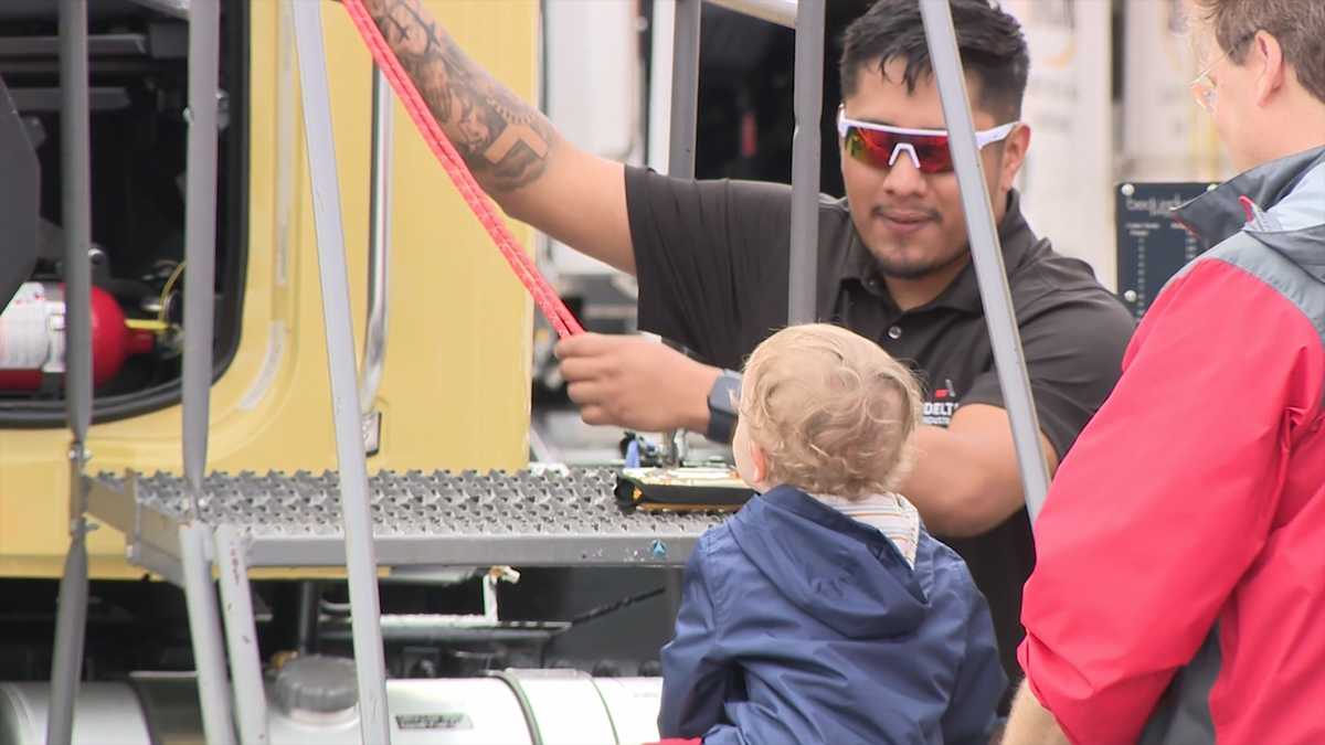 Touch a Truck event kicks off at Trustmark Park
