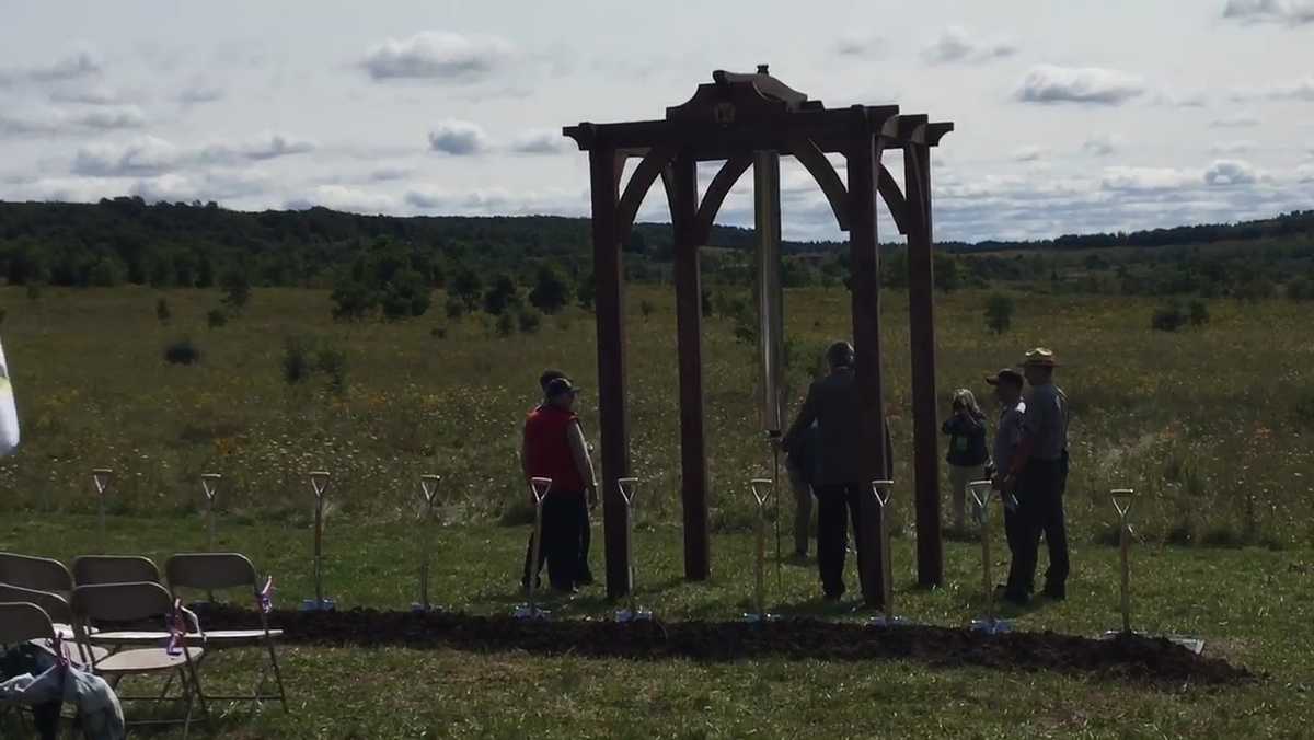 Tower Of Voices Work Begins On Wind Chime Tower At Flight 93 Tower