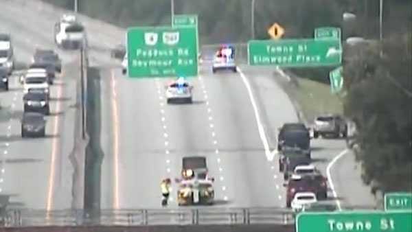 Automotive struck by gunfire whereas driving on Interstate 75 in Cincinnati