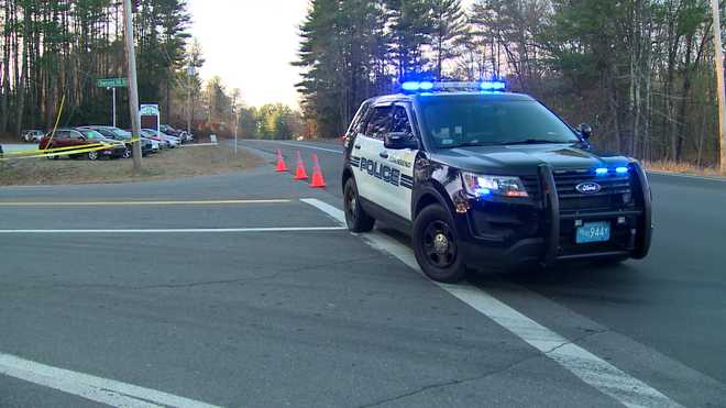 Townsend New Hampshire Road closed shooting