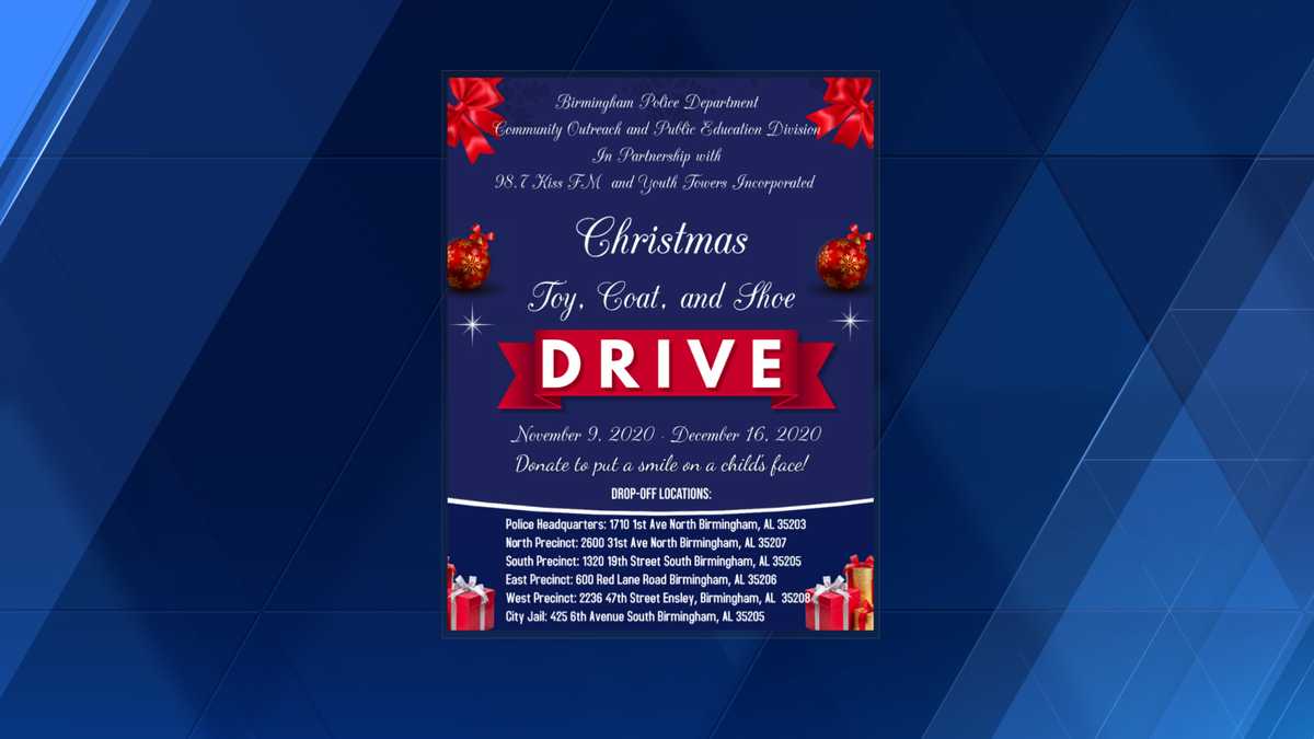 Birmingham Police To Host Toy Coat And Shoe Drive