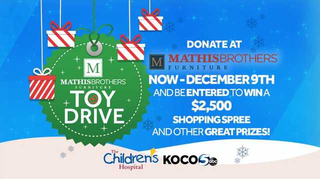 Mathis Brothers Christmas Toys 2022 Koco 5 Kicks Off Annual Christmas Toy Drive For Kids At The Children's  Hospital
