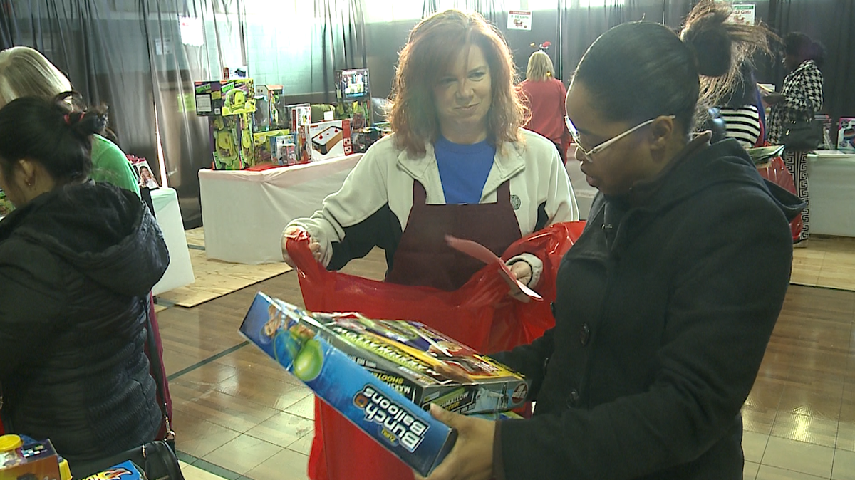 Salvation Army gives toys to families in need for Christmas