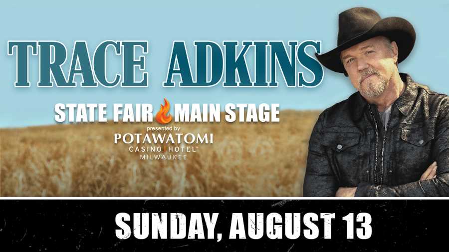 2023 State Fair: Trace Adkins to close out State Fair on Aug. 13