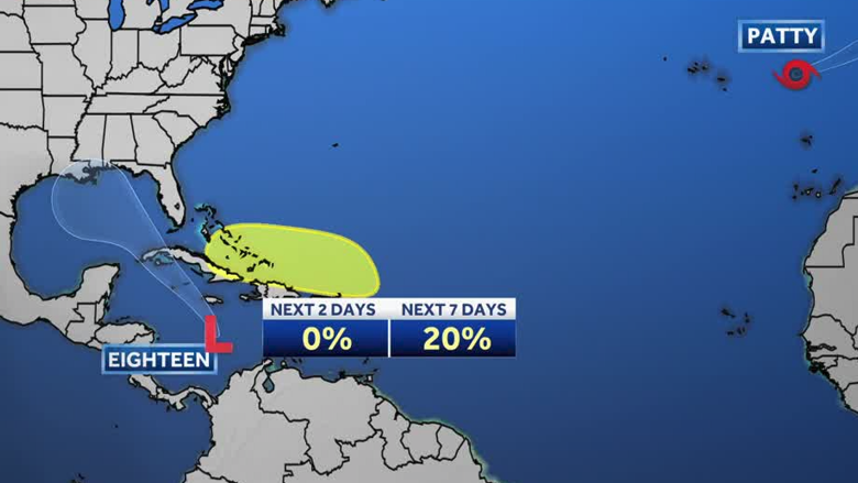 NHC monitoring multiple systems, including potential tropical storm