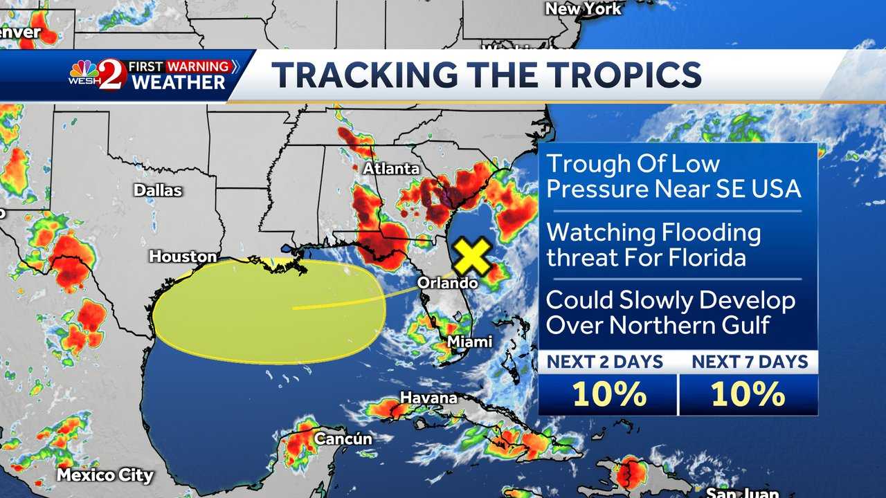Disturbance could bring heavy rainfall - Tracking The Tropics 6880c2ab50603